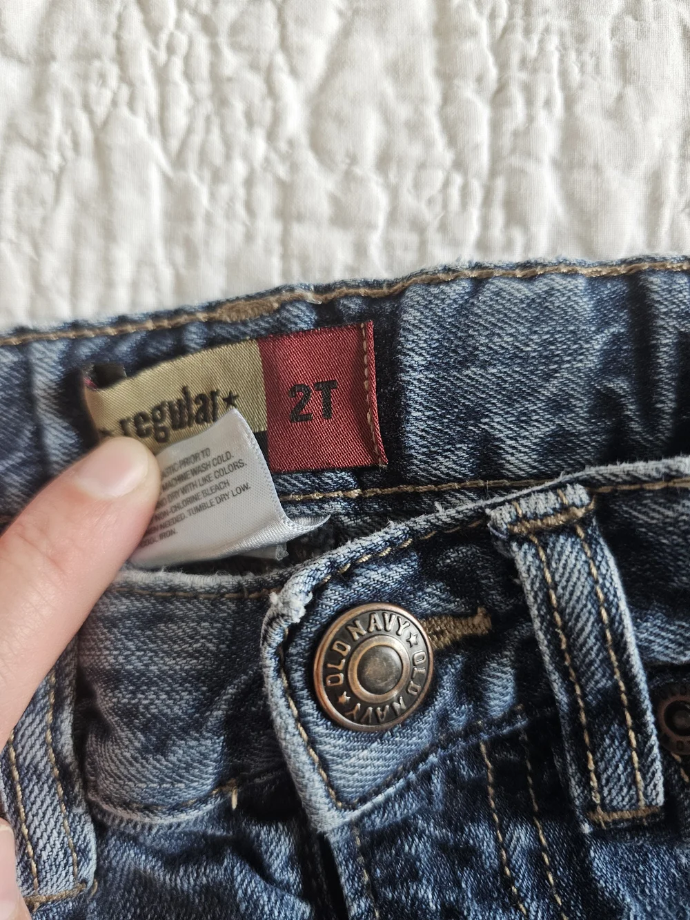 Old Navy Light Blue Distressed Kids Jeans Pair Old Navy/Epic Threads Boy 2T